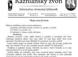<small>Vyšlo nové číslo Ražniansky Zvon:</small> Ražniansky zvon 44,45/2018